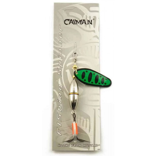 Блесна вращающаяся Caiman Oval core 20гр #6 цвет CA14