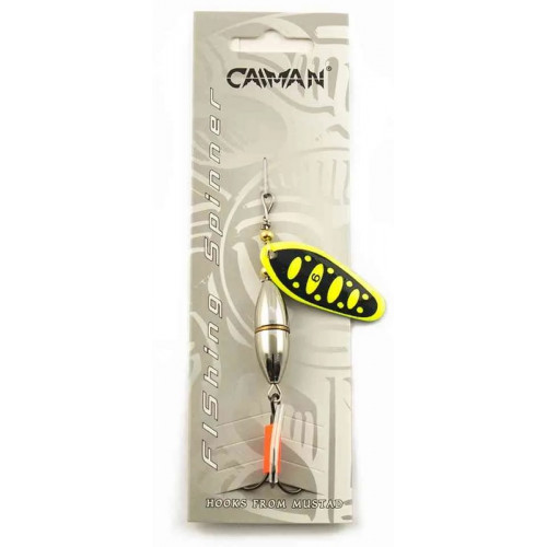 Блесна вращающаяся Caiman Oval core 20гр #6 цвет CA16