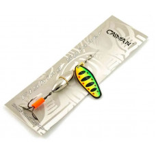 Блесна вращающаяся Caiman Oval core 20гр #6 цвет CA17