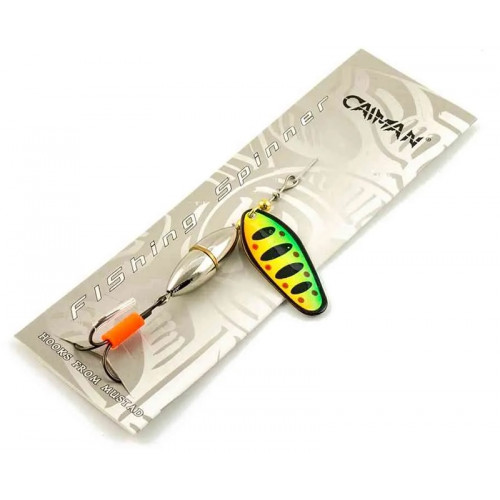 Блесна вращающаяся Caiman Oval core 20гр #6 цвет CA17