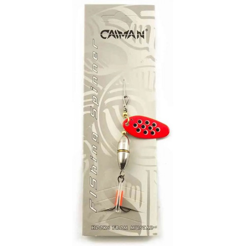 Блесна вращающаяся Caiman Oval core 20гр #6 цвет CA23