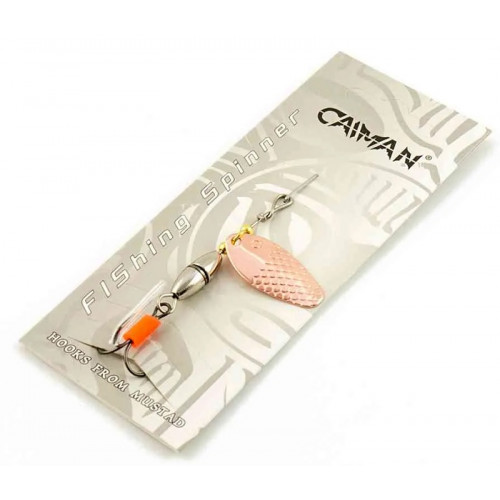 Блесна вращающаяся Caiman Oval core 5гр #2 цвет CA01