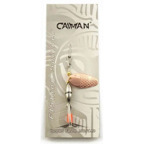 Блесна вращающаяся Caiman Oval core 5гр #2 цвет CA01