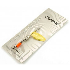 Блесна вращающаяся Caiman Oval core 5гр #2 цвет CA03