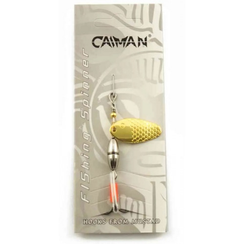 Блесна вращающаяся Caiman Oval core 5гр #2 цвет CA03