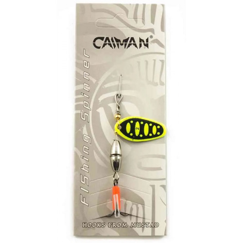 Блесна вращающаяся Caiman Oval core 5гр #2 цвет CA16