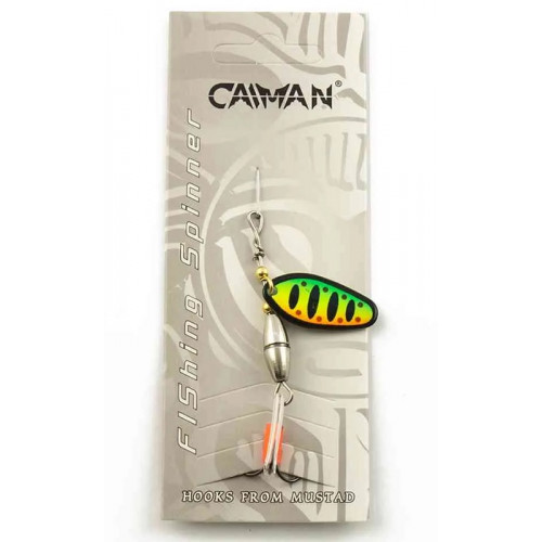 Блесна вращающаяся Caiman Oval core 5гр #2 цвет CA17