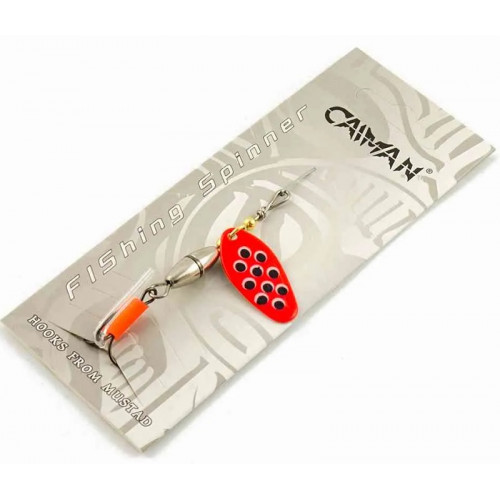 Блесна вращающаяся Caiman Oval core 5гр #2 цвет CA23