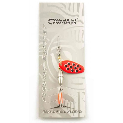 Блесна вращающаяся Caiman Oval core 5гр #2 цвет CA23