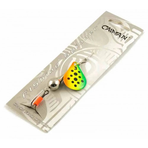Блесна вращающаяся Caiman Pear 12гр #3 цвет CA89