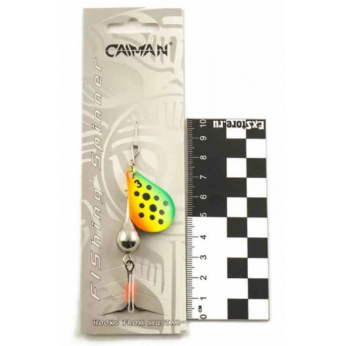 Блесна вращающаяся Caiman Pear 12гр #3 цвет CA89
