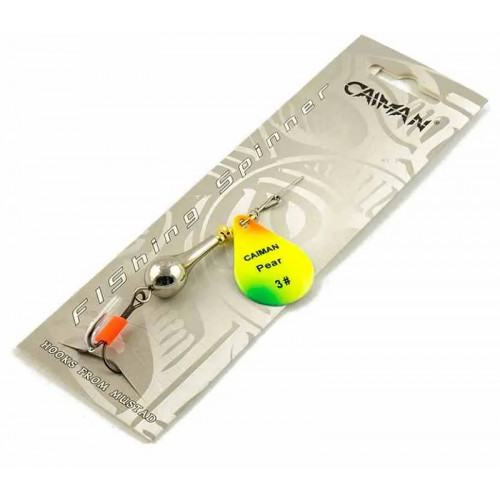 Блесна вращающаяся Caiman Pear 12гр #3 цвет CA91
