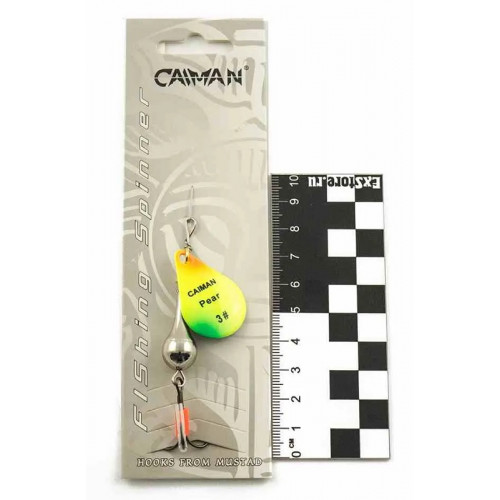 Блесна вращающаяся Caiman Pear 12гр #3 цвет CA91