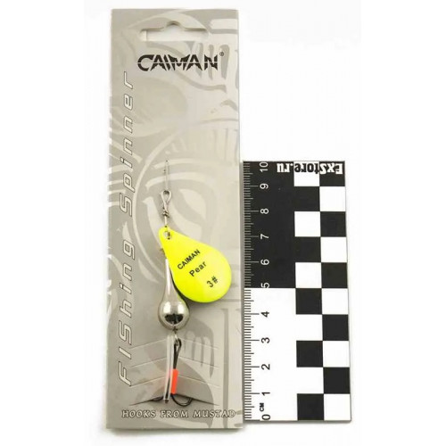 Блесна вращающаяся Caiman Pear 12гр #3 цвет CA92