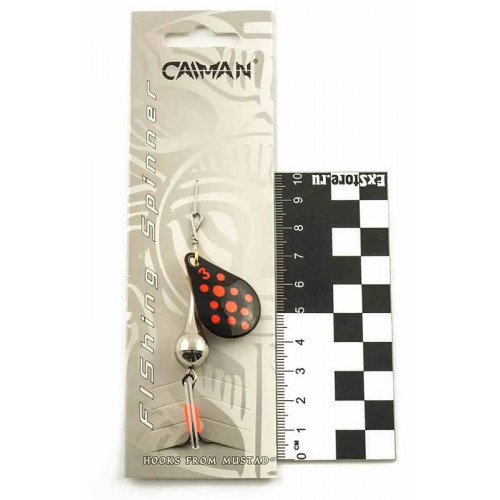 Блесна вращающаяся Caiman Pear 12гр #3 цвет CA93