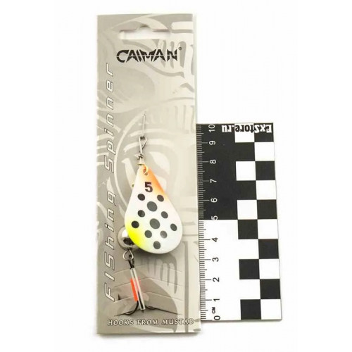 Блесна вращающаяся Caiman Pear 20гр #5 цвет CA98