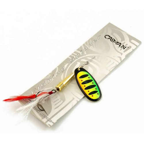 Блесна вращающаяся Caiman Pike killer classic 12гр #5 цвет CA17