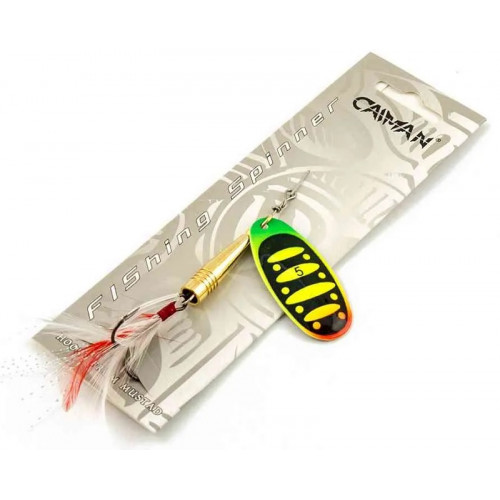 Блесна вращающаяся Caiman Pike killer classic 12гр #5 цвет CA20
