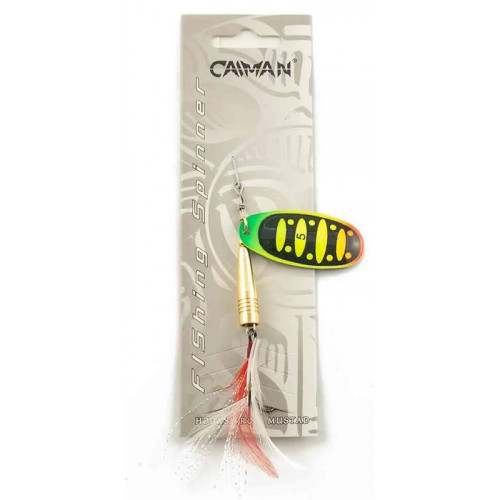 Блесна вращающаяся Caiman Pike killer classic 12гр #5 цвет CA20