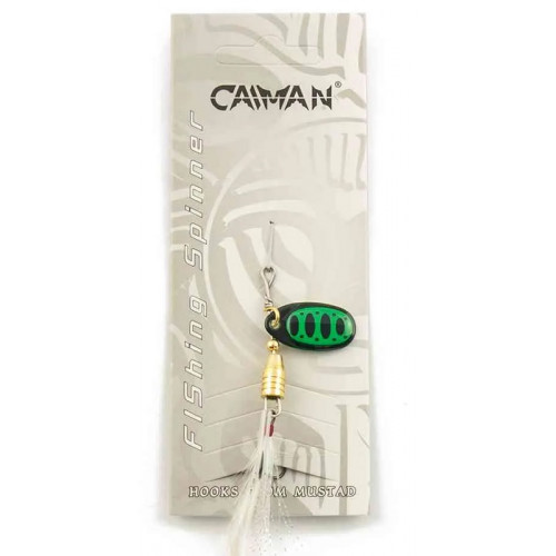 Блесна вращающаяся Caiman Pike killer classic 3гр #1 цвет CA14