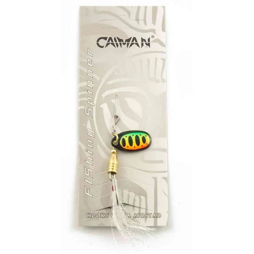 Блесна вращающаяся Caiman Pike killer classic 3гр #1 цвет CA17