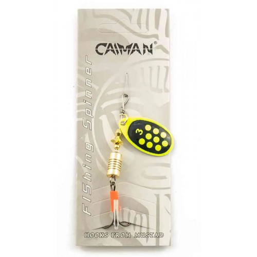 Блесна вращающаяся Caiman Round Classic 8гр #3 цвет CA56