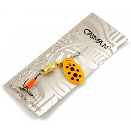 Блесна вращающаяся Caiman Round Classic 8гр #3 цвет CA58