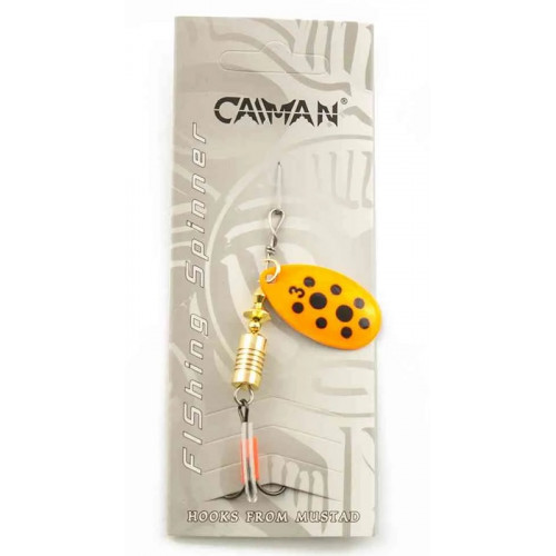 Блесна вращающаяся Caiman Round Classic 8гр #3 цвет CA58