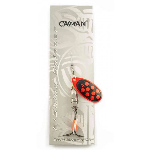 Блесна вращающаяся Caiman Round light 10гр #4 цвет CA06