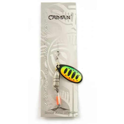 Блесна вращающаяся Caiman Round light 10гр #4 цвет CA22