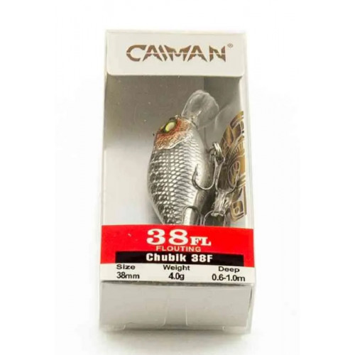 Воблер Caiman Chubik 38F 4g 0,6-1м цвет СМ101