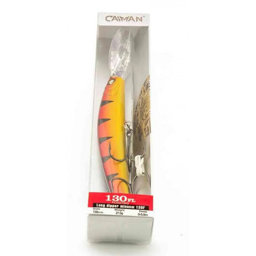 Воблер Caiman Long dipper minnow 130F 27g 5м цвет СМ223