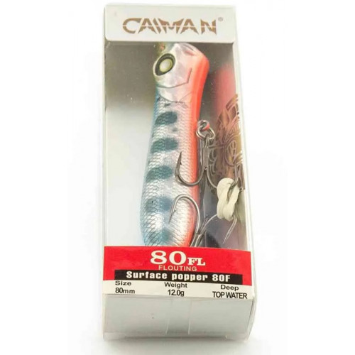 Воблер Caiman Surface popper 80F 12g 0м цвет СМ230