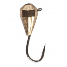 Мормышка Intech Ice Jig Капля грань с петелькой o2.8 01 золото