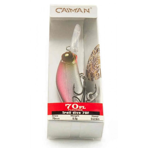 Воблер Caiman Troll dive 70F 8,5g 2,5м цвет СМ122