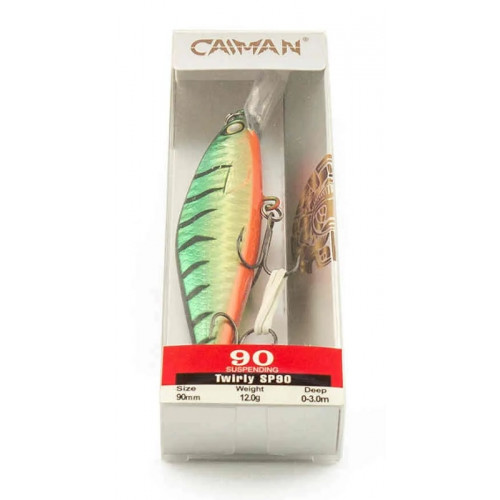 Воблер Caiman Twirly 90SP 12g 3м цвет СМ150