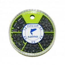 Грузила Salmo EXTRA SOFT комби малый 5 секц. 0,3-1,2г 060г набор 1