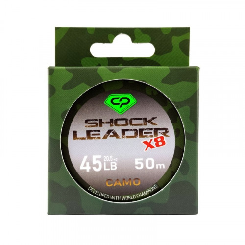 CARP PRO Шок-лидер Diamond Camo 45lb 50м