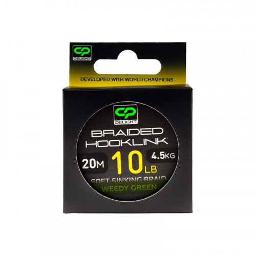CARP PRO Поводковый материал Delight Sinking Hooklink зеленый 10lb 20м