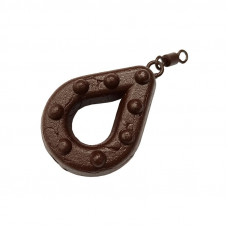 Грузило FLAGMAN Gripper с вертлюгом 100г brown