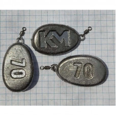 грузило KM искусственный камень 70g № 3
