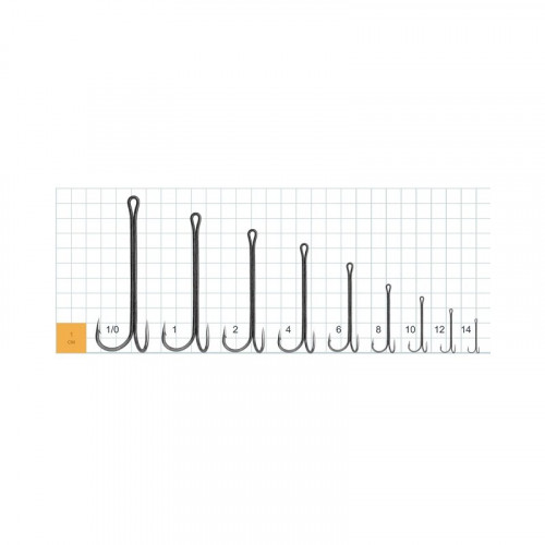 Двойник Gurza Double Hook  X- Long   Shank  №3/0  1 шт