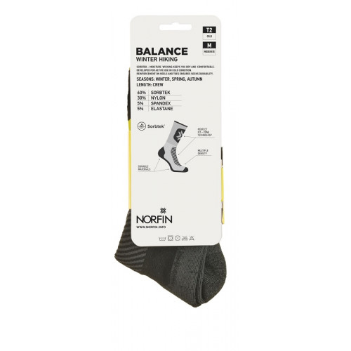 Носки Norfin T2M BALANCE WINTER HIKING CREW р.(45-47) XL