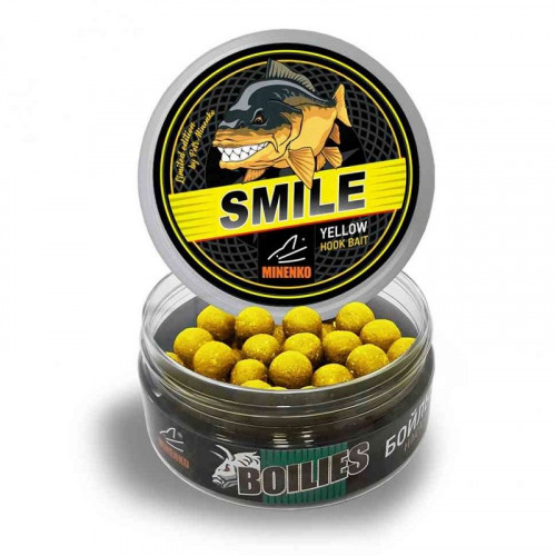 Насадочные бойлы MINENKO SQUID & OCTOPUS (SMILE) 14мм (варёные) 5587