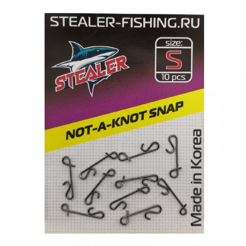Безузловая застежка STEALER NOT-A-KNOT SNAP S (10 шт.)