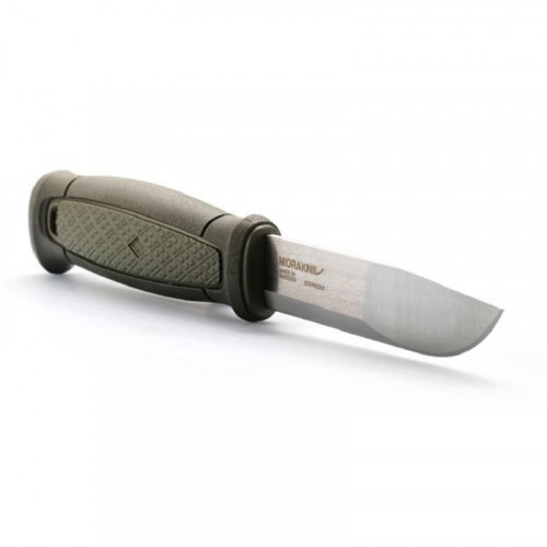Нож Morakniv Kansbol, нержавеющая сталь, прорезиненная рукоять с оранжевыми накладкам