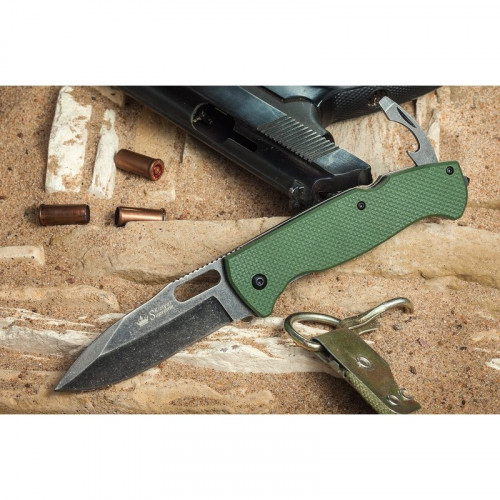 Нож Кизляр UTE 440C Black Titanium Green