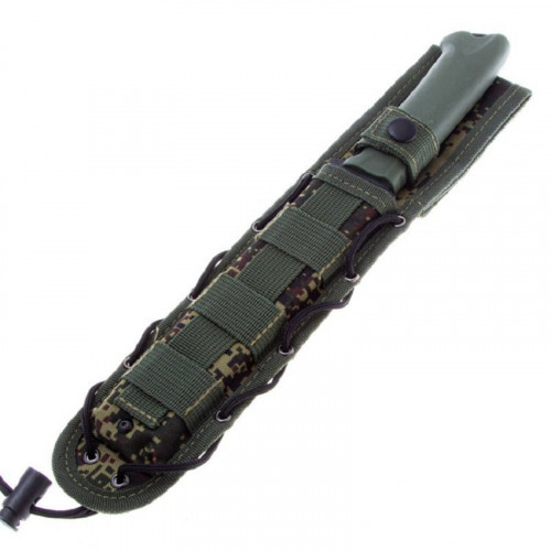 Нож Кизляр Милитари  ХАКИ (эластрон, AUS-8 ) молле