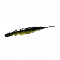 Слаг FLAGMAN Hitomi 4" #1816 Black/Chartreuse 10см 4шт