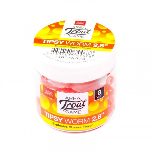 Слаги съедобные искусственные LJ Pro Series TIPSY WORM 2,3in (05.84)/T73 12шт.